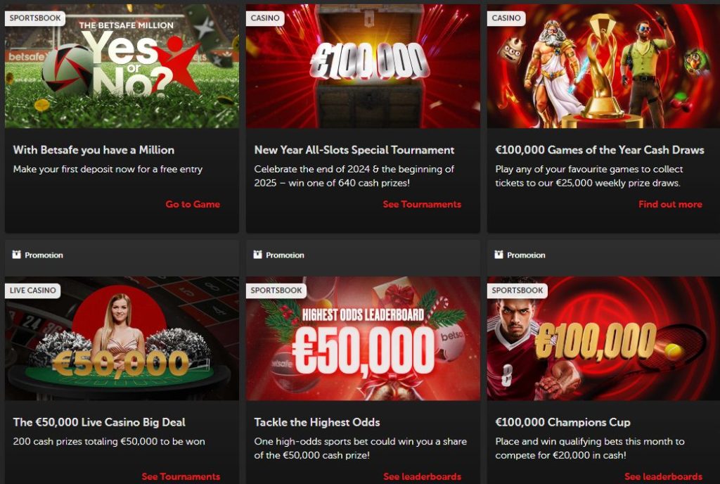 Betsafe promotions