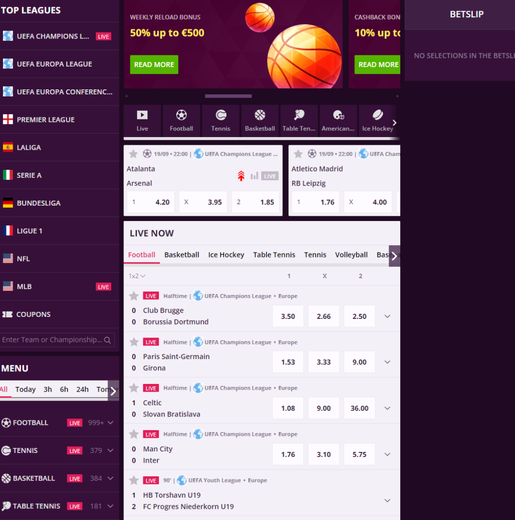 Malina Sports betting