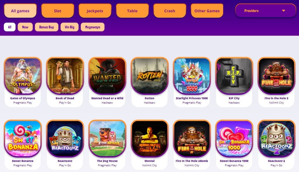 Pelikaani games and slots