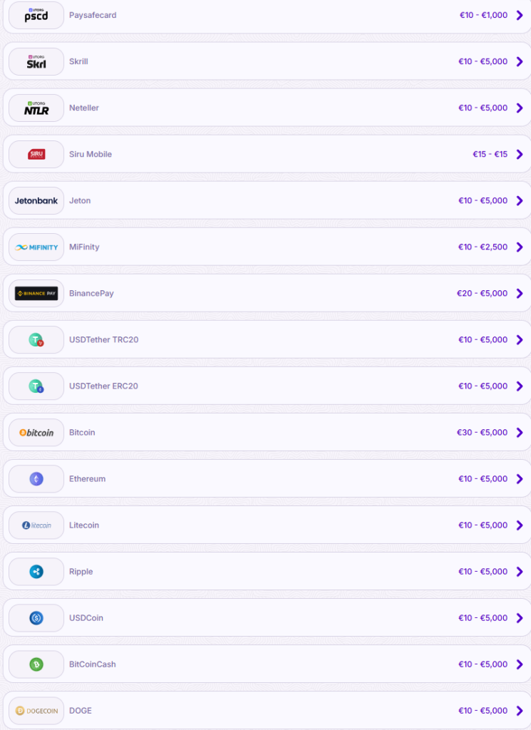 robocat deposits and withdrawals