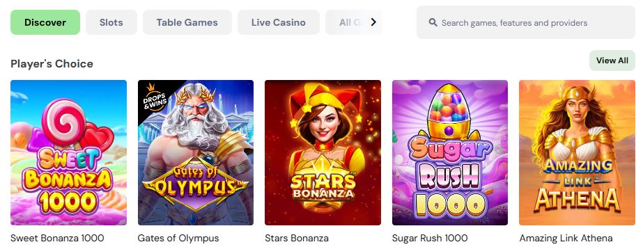 Lucky Nordic Casino games