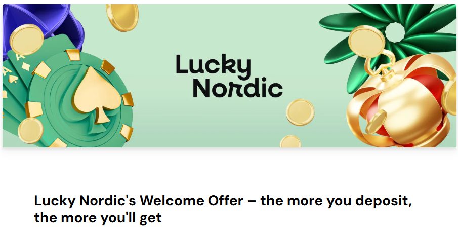 Lucky Nordic Wager-free welcome bonus