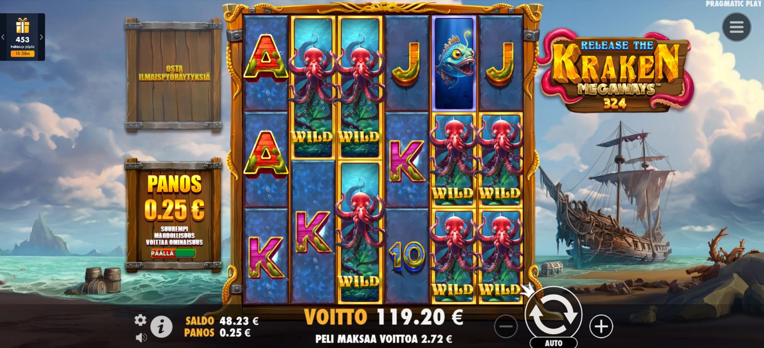 release the kraken megaways – Nubet (119.2 eur / 0.2 bet) | Miguelson