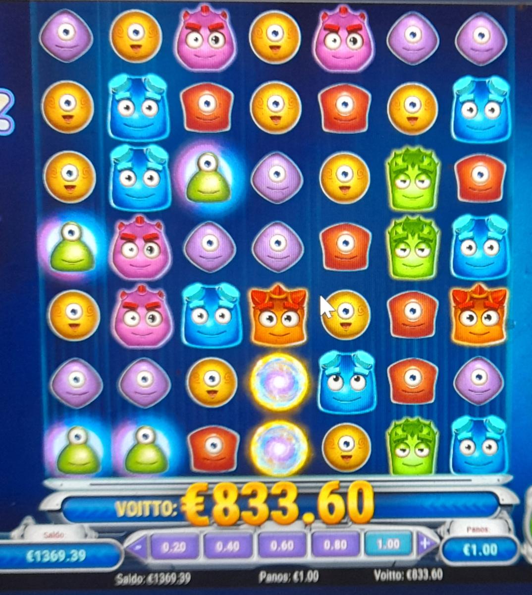Reactoonz – UltraCasino (833.60 eur / 1.00 bet) | juugeli1
