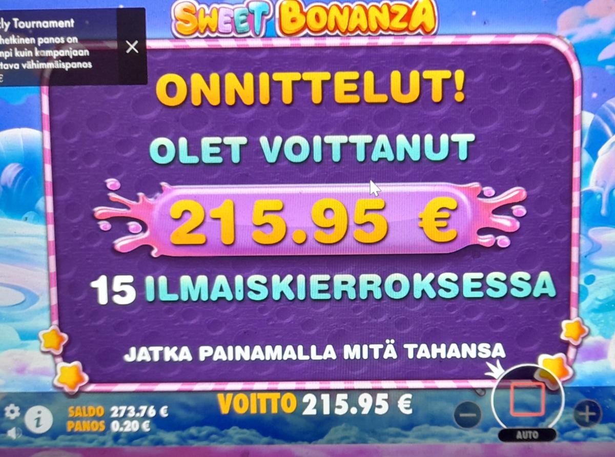 sweet bonanza – UltraCasino (215.95 eur / 0.20 bet) | juugeli1