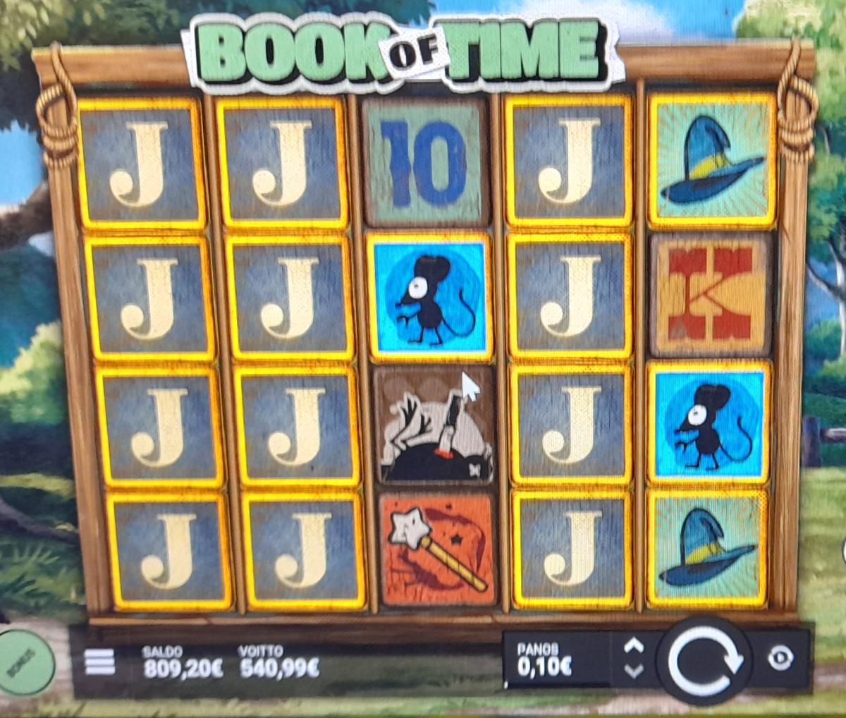 Book of Time – UltraCasino (540.99 eur / 0.10 bet) | juugeli1