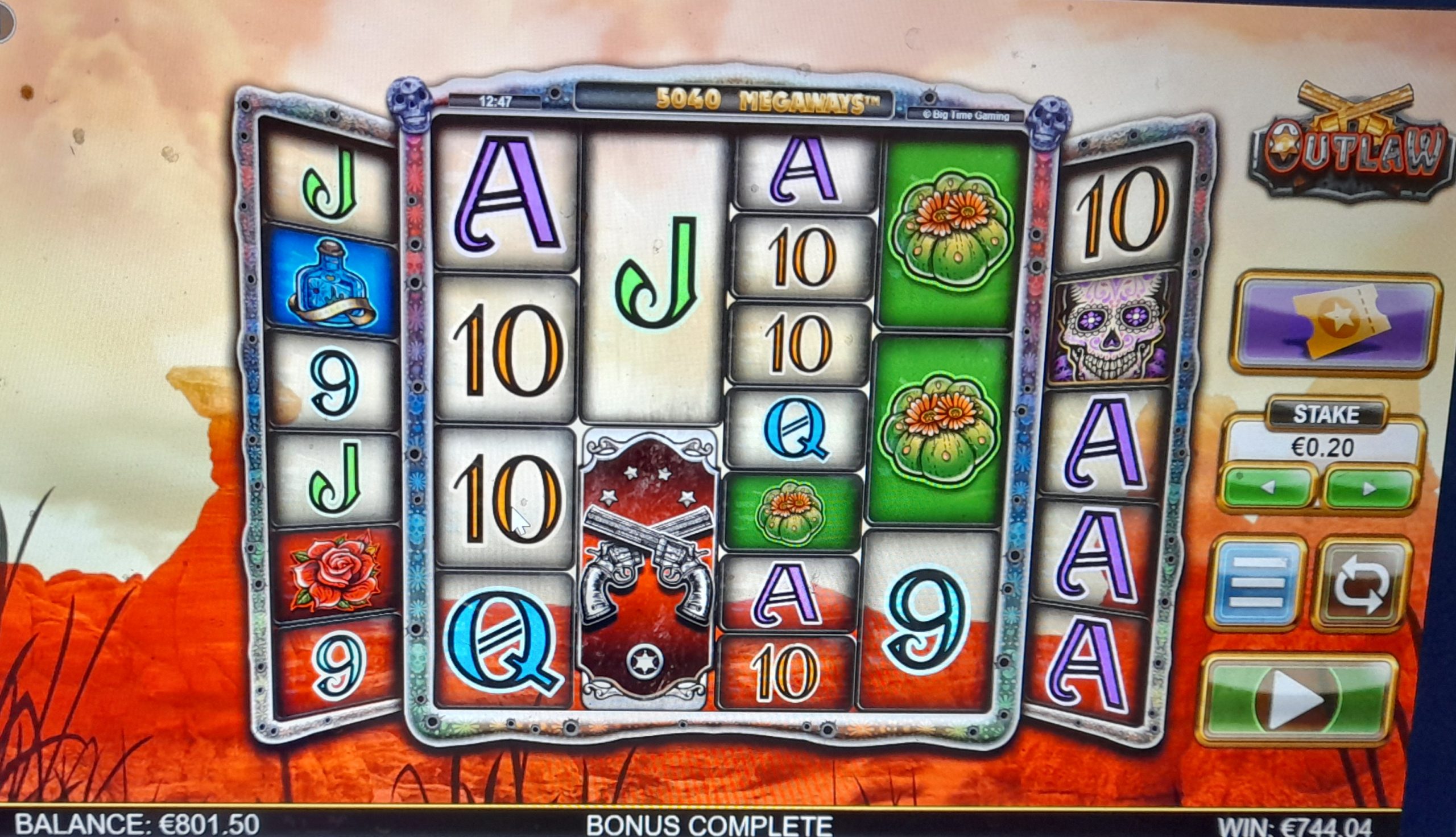 Outlaw – UltraCasino (744.04 eur / 0.20 bet) | juugeli1