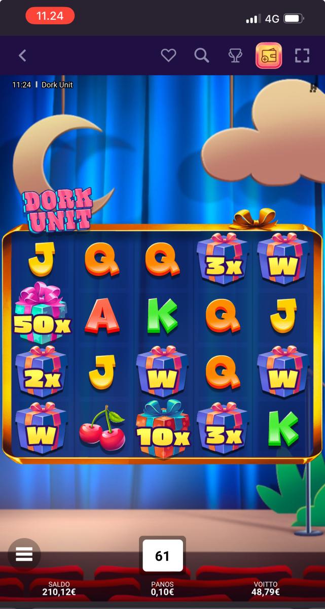 Dork Unit – 21 Casino (48.79 eur / 0.1 bet) | Tiinakir