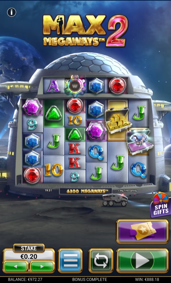 max megaways 2 – UltraCasino (888.18 eur / 0.20 bet) | juugeli1
