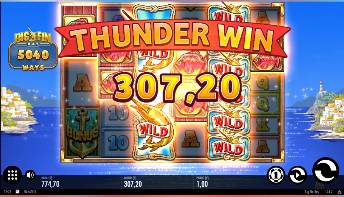 Big Fin Bay – Winnerz (307.2 eur / 1 bet) | Kapteni85