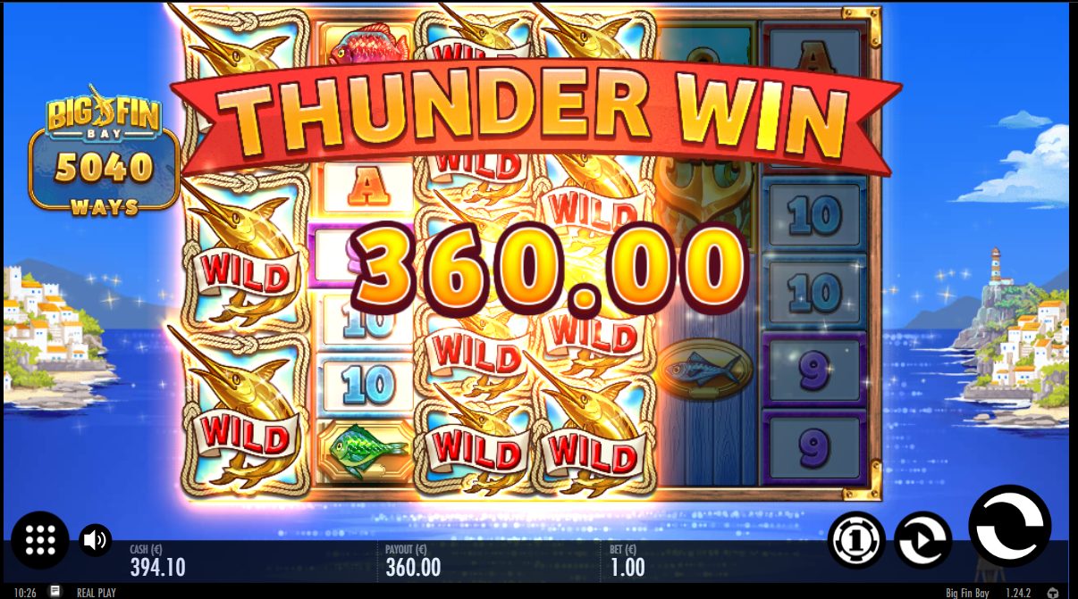 Big Fin Bay – SuperNopea (360 eur / 1 bet) | Kapteni85