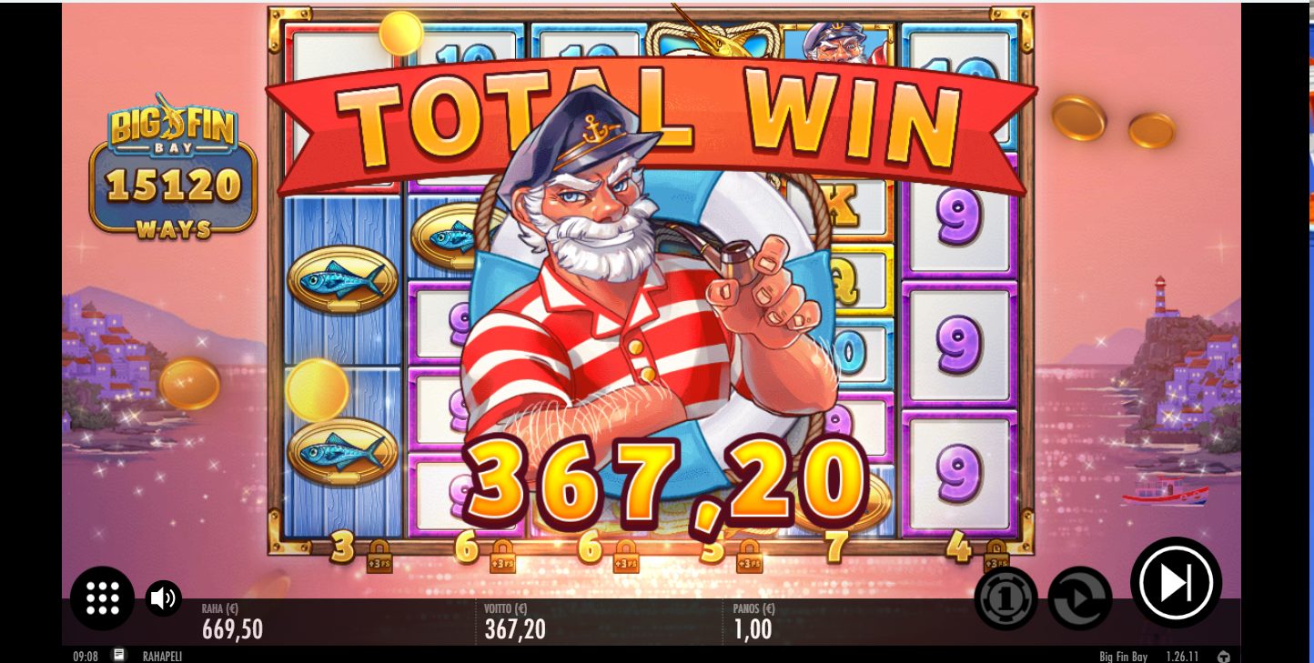 Big Fin Bay – Rooli (367.2 eur / 1 bet) | Kapteni85