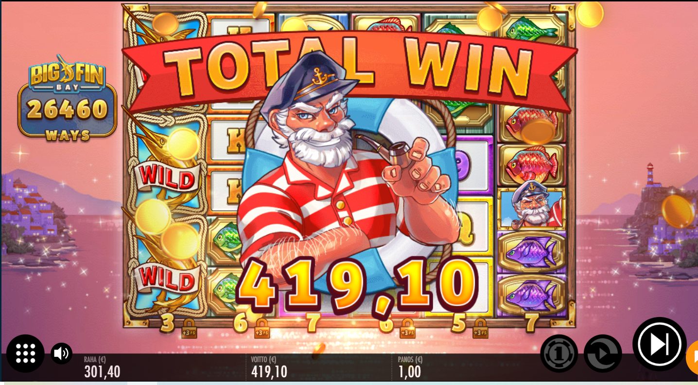 Big Fin Bay – CrazePlay (419.1 eur / 1 bet) | Kapteni85