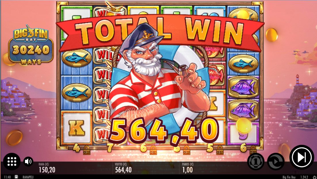 Big Fin Bay – Winnerz (564.4 eur / 1 bet) | Kapteni85