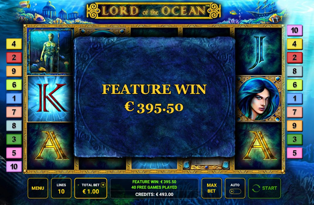Lord of the Ocean – Casumo (395.5 eur / 1 bet) | Kapteni85