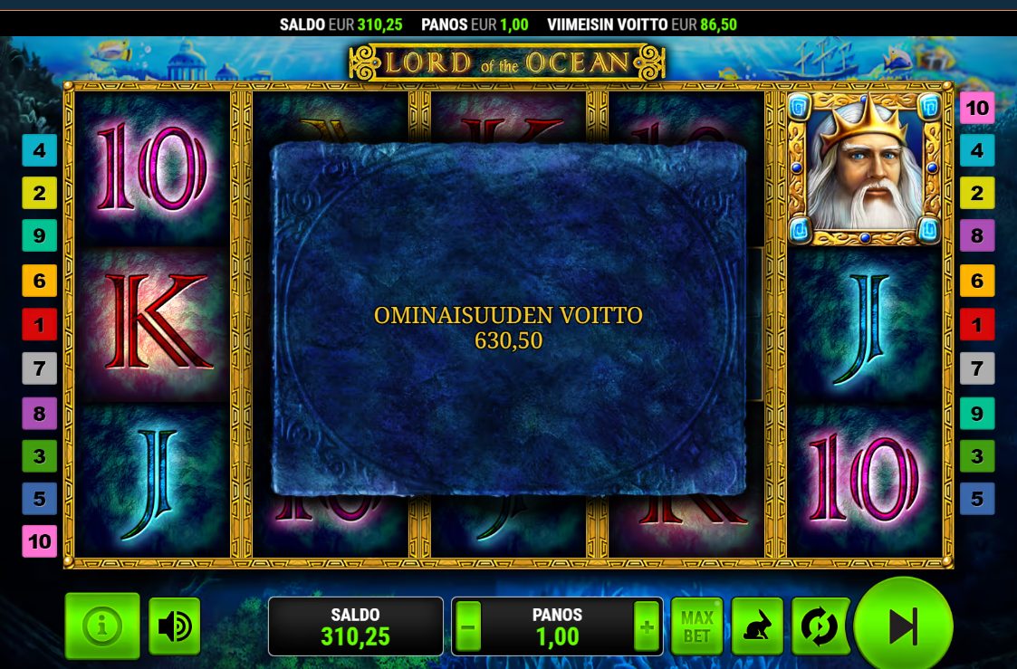 Lord of the Ocean – Simple Casino (draft) (630.5 eur / 1 bet) | Kapteni85