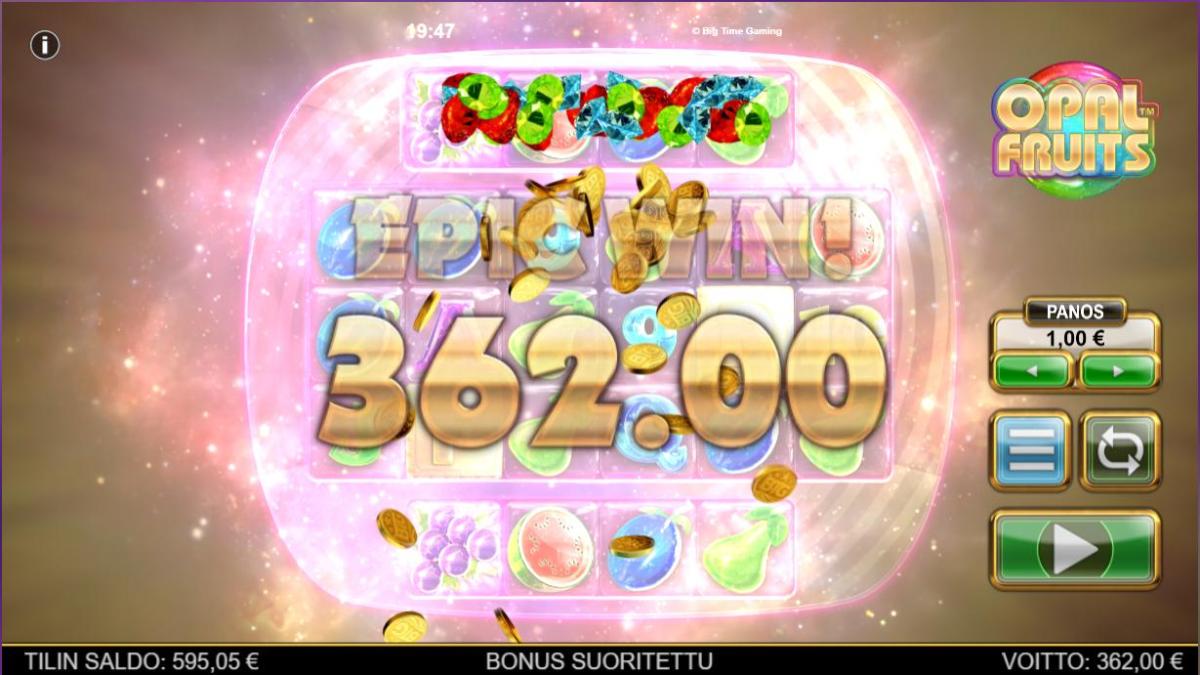Opal Fruits – Casino Friday (362 eur / 1 bet) | Kapteni85