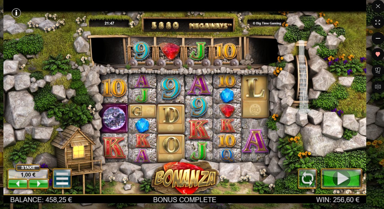 Bonanza Megaways – Vauhdikas (256.6 eur / 1 bet) | Kapteni85