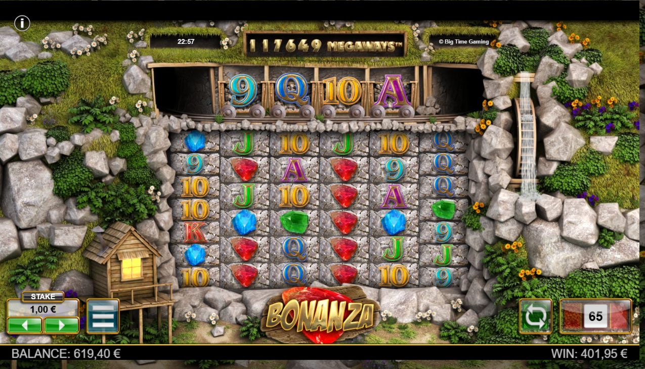 Bonanza Megaways – Vauhdikas (401.95 eur / 1 bet) | Kapteni85