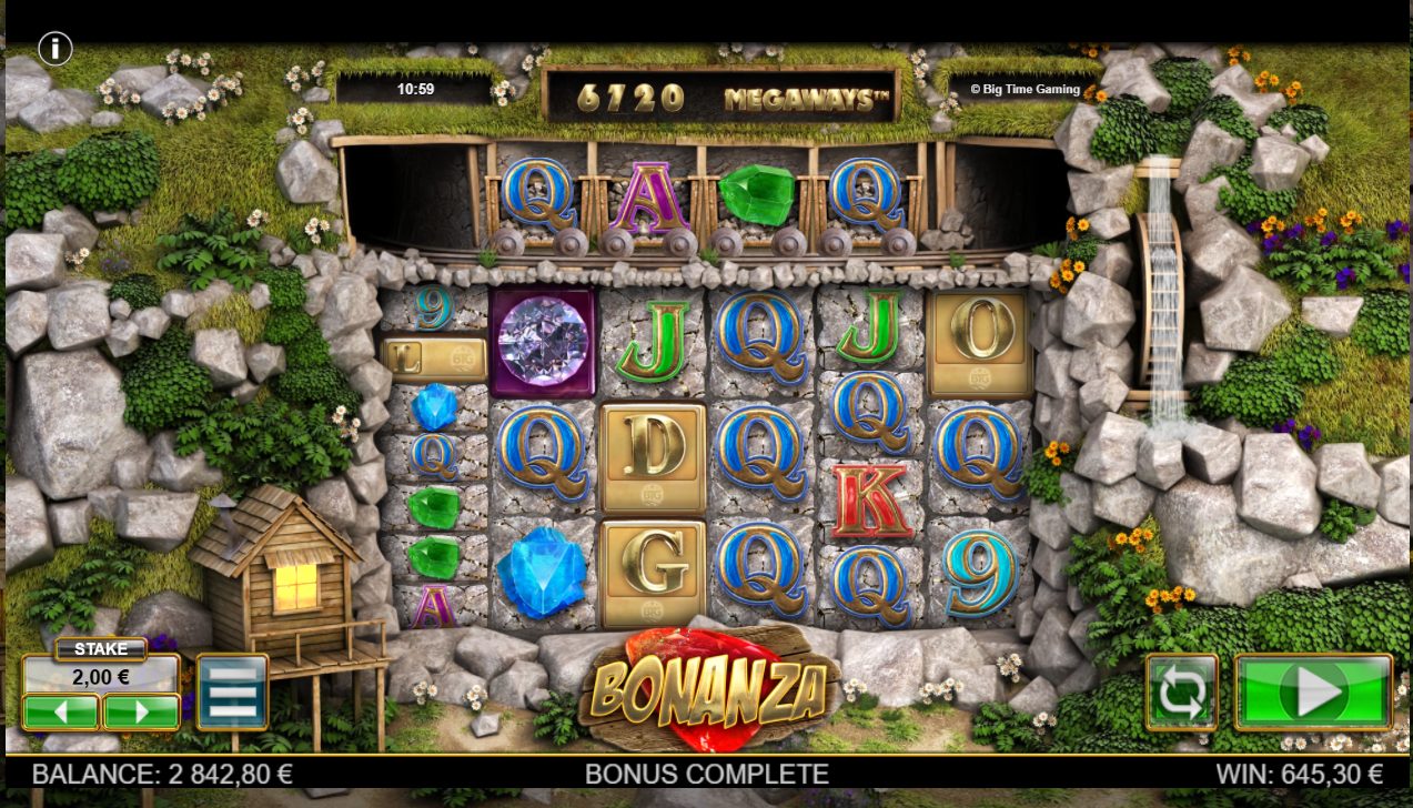Bonanza Megaways – Vauhdikas (645.3 eur / 2 bet) | Kapteni85